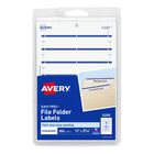 Etiquetas Para Carpetas De Archivos Avery Easy Peel, Color Blanco/azul, 252 Etiquetas