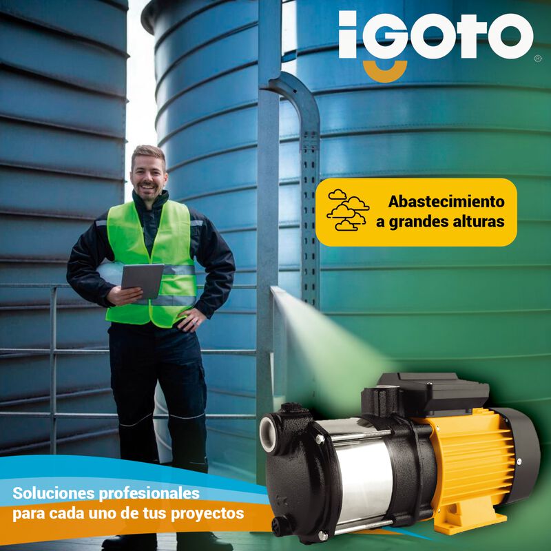 Bomba Centrifuga Multietapas 1.5hp Mh1800 Igoto... image number null