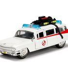 Coche Fundido A Presi&oacute;n Jada Ghostbusters Ecto-1 A Escala 1:32 Para Ni&ntilde;os Y Adultos