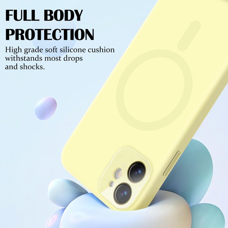 Funda Newseego Magn&eacute;tica para iPhone 12 Amarill... image number null