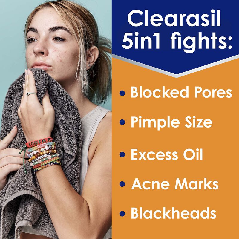 Almohadillas Limpiadoras Faciales Clearasil Stu... image number null