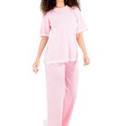 Conjunto Mujer 2 Piezas Playera Oversize y Pantal&oacute;n Stretch CONJ-073 Rosa Casual
