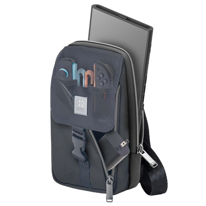 Bandolera Vertical Traveler Deluxe para Nintend... image number null
