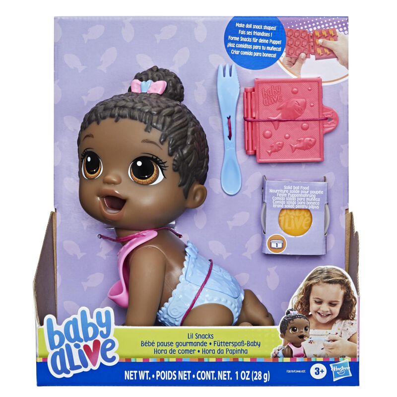 Doll Baby Alive Lil Snacks Blkh Con Accesorios,... image number null