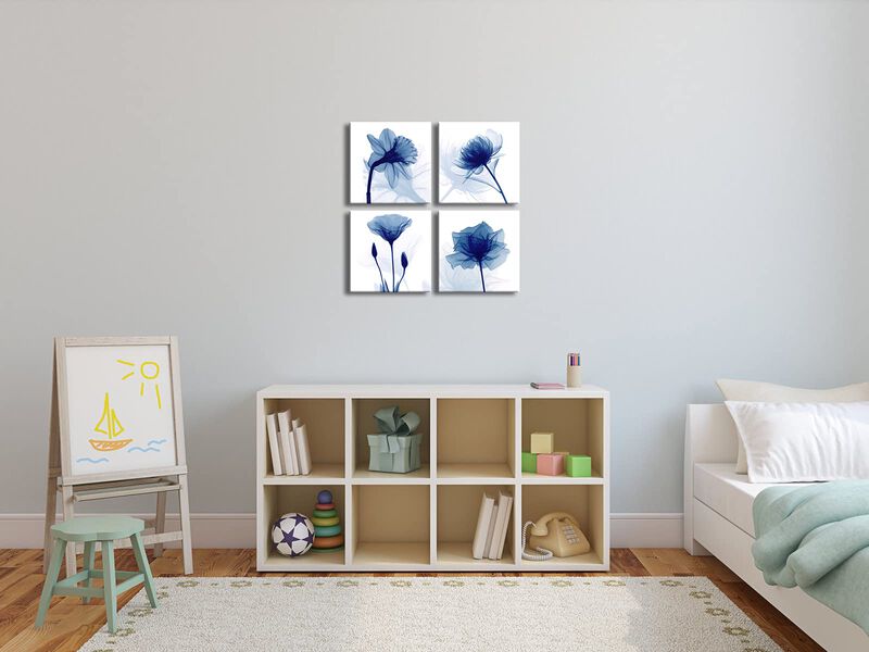 Lienzo Decorativo Pyradecor Con Forma De Flor P... image number null