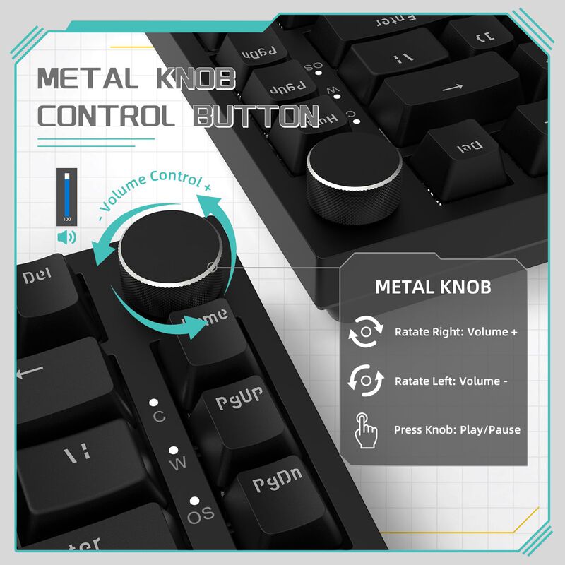 Teclado Mec&aacute;nico Para Juegos A.jazz Ak820, Inte... image number null
