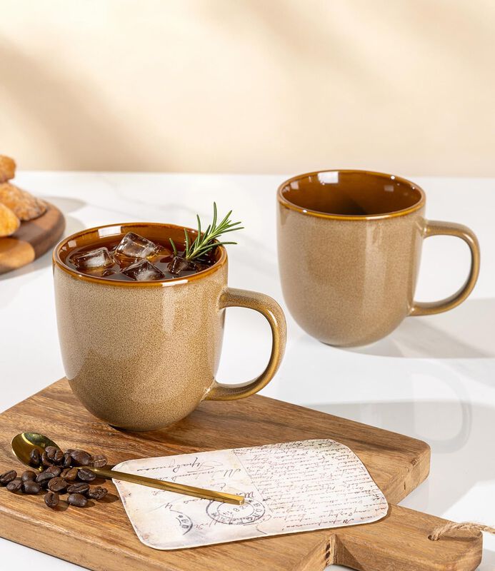 Juego De 6 Tazas De Caf&eacute; Leratio De 355 ml Hech... image number null