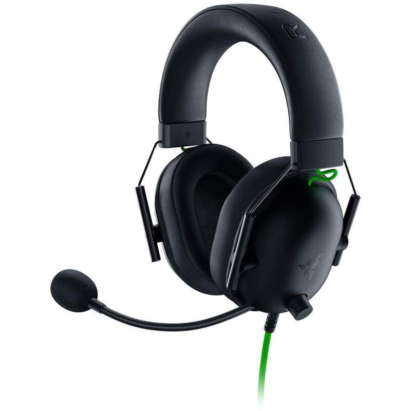 Razer BlackShark V2 X Wired Gaming Headset Blac... image number null