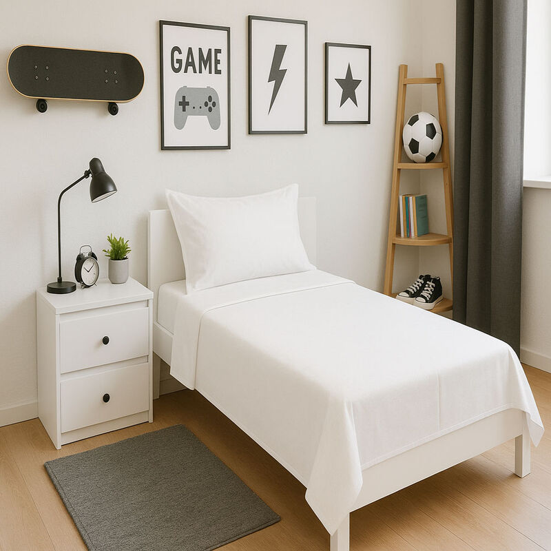 Juego de S&aacute;banas Microfibra Suaves y Duraderas ... image number null