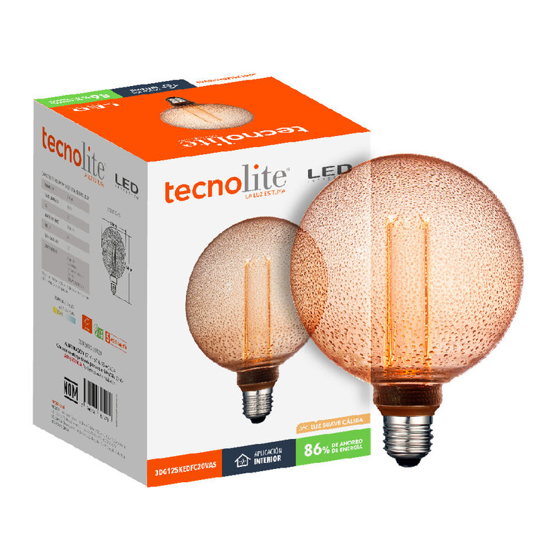 Foco Led Circular Vintage E27 Luz Suave C&aacute;lida ... image number null