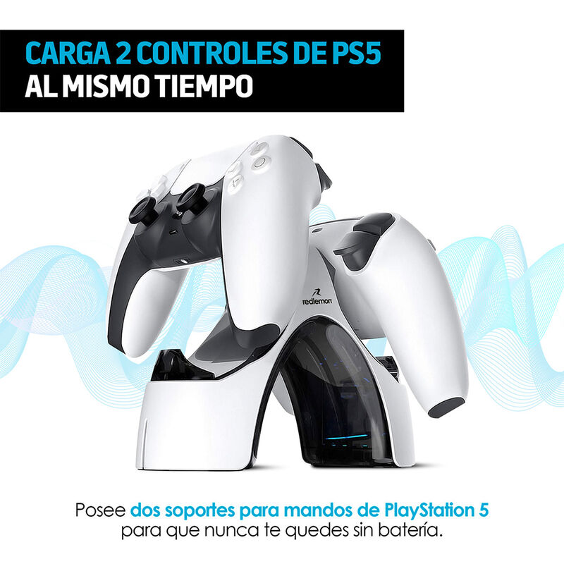 Cargador para 2 Controles Ps5 image number null