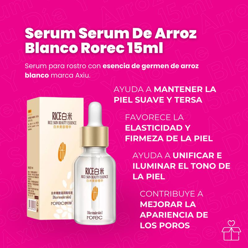 Set de 3 S&eacute;rums Arroz Rorec Original &Aacute;cido Hial... image number null