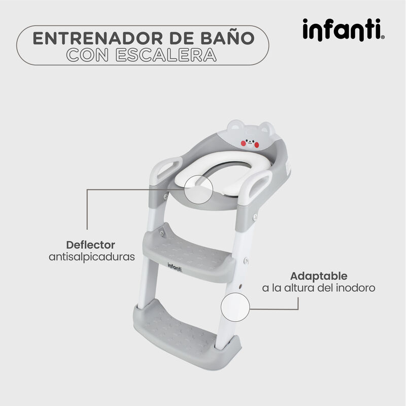 Entrenador De Ba&ntilde;o Con Escalera Ligera, Pr&aacute;ctic... image number null