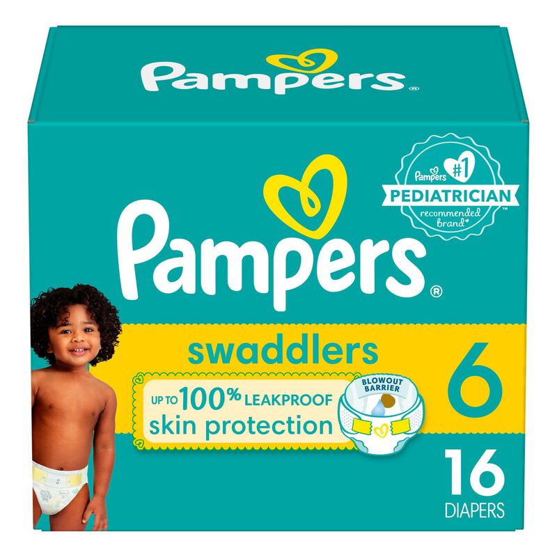 Pa&ntilde;ales Pampers, Tama&ntilde;o 6, Ultra Absorbentes, 1... image number null