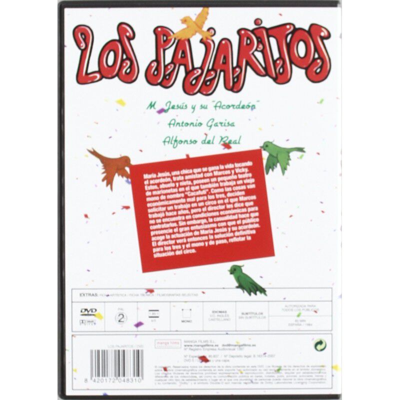 Los Pajaritos [dvd] (1983) image number null