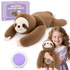 Almohada De Peluche Vibradora Con Peso Joyreal 28 &times; 53 cm &ndash; Perezoso