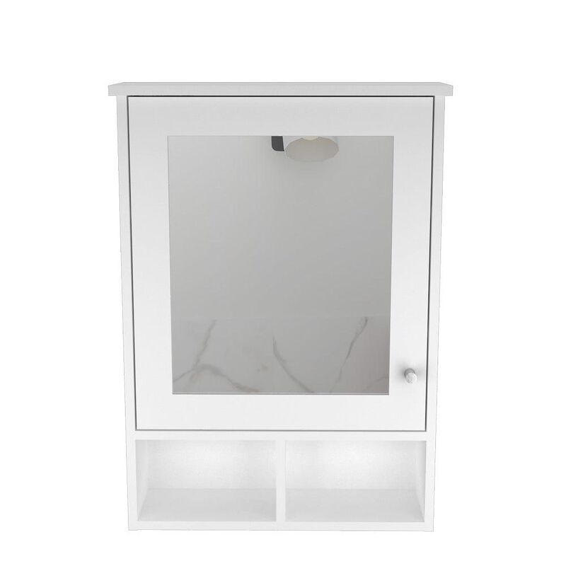 Gabinete Para Ba&ntilde;o Egeo Blanco Con Puerta Espej... image number null