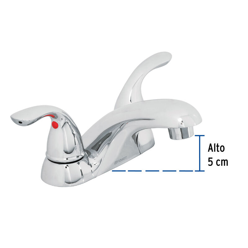 Mezcladora 4' Nariz Larga para Lavabo Foset Aer... image number null