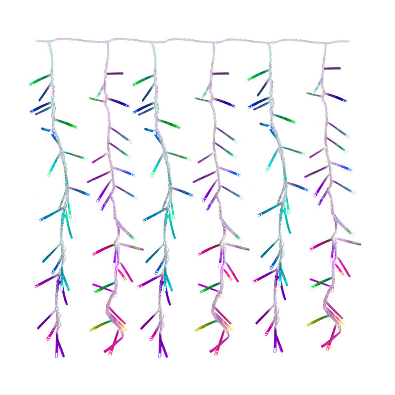 Cortina de luces multicolor 400 LED funci&oacute;n des... image number null