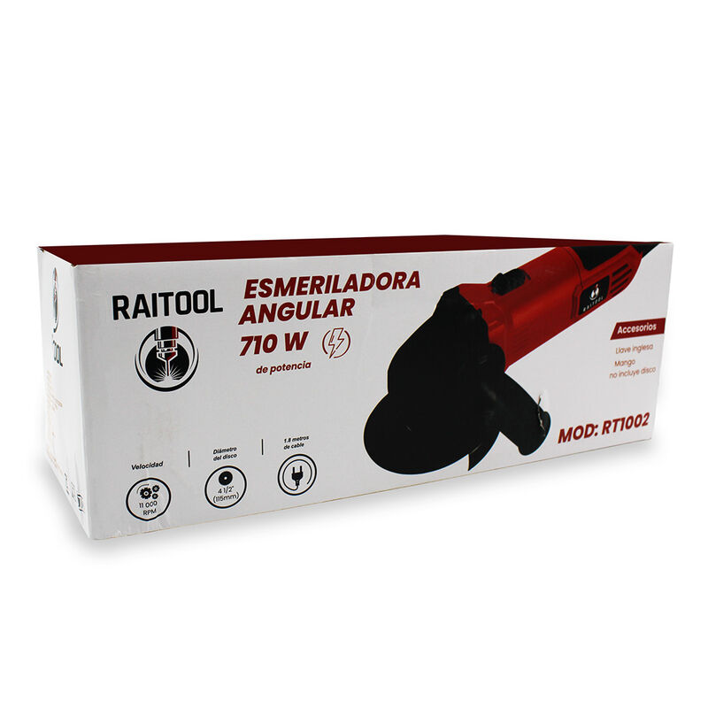 Esmeriladora Angular 710 W RAITOOL RT1002 image number null