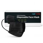 Mascarillas Faciales Cubre Bocas Negras Desechables 2000 piezas | 3 Capas con Puente Nasal y El&aacute;sticos Suaves | Protecci&oacute;n Ligera y C&oacute;moda para Viajes, Oficina y Uso Diario