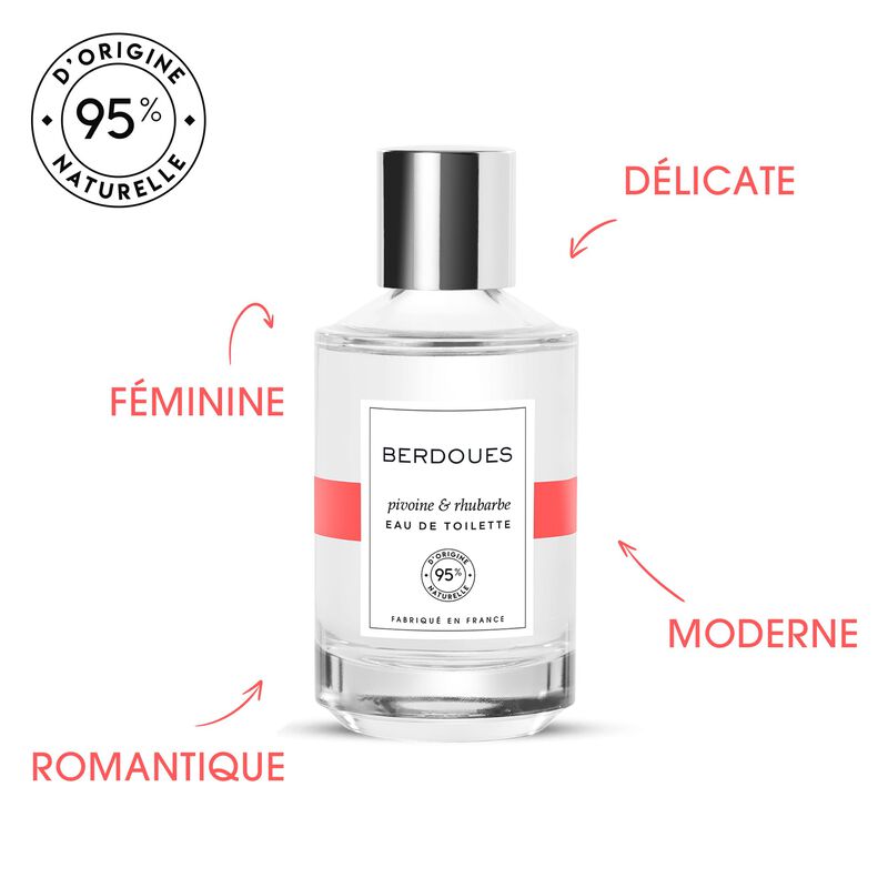 Eau De Toilette Berdoues 100 ml Peon&iacute;a/ruibarbo image number null