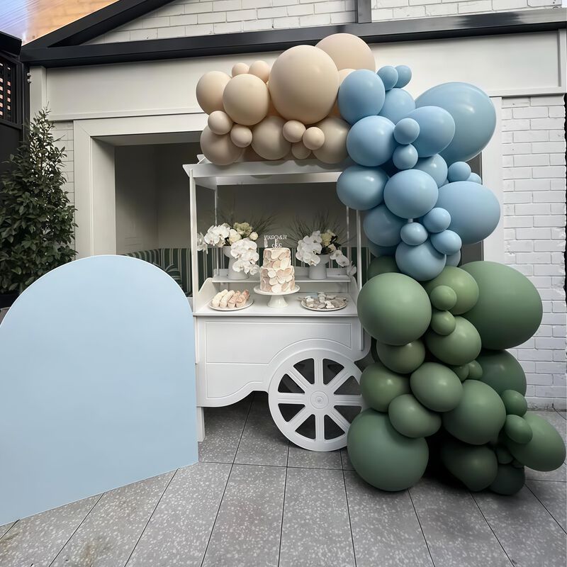 Set De 35 Globos De L&aacute;tex Govpy 30 cm Verde Sal... image number null