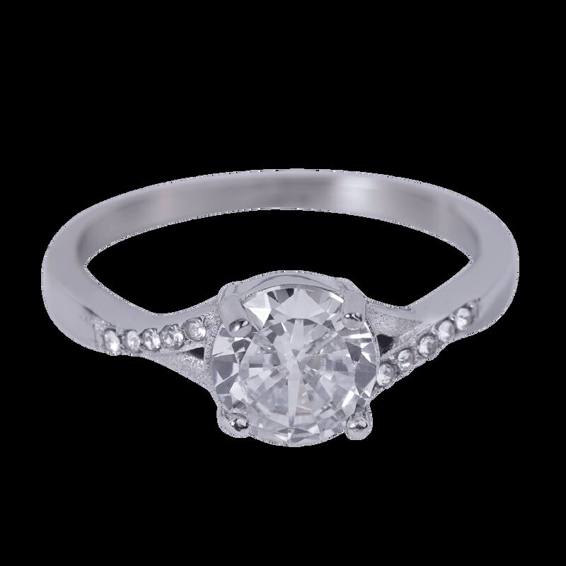 Anillo De Compromiso Luckyly Maren Acabado Bril... image number null