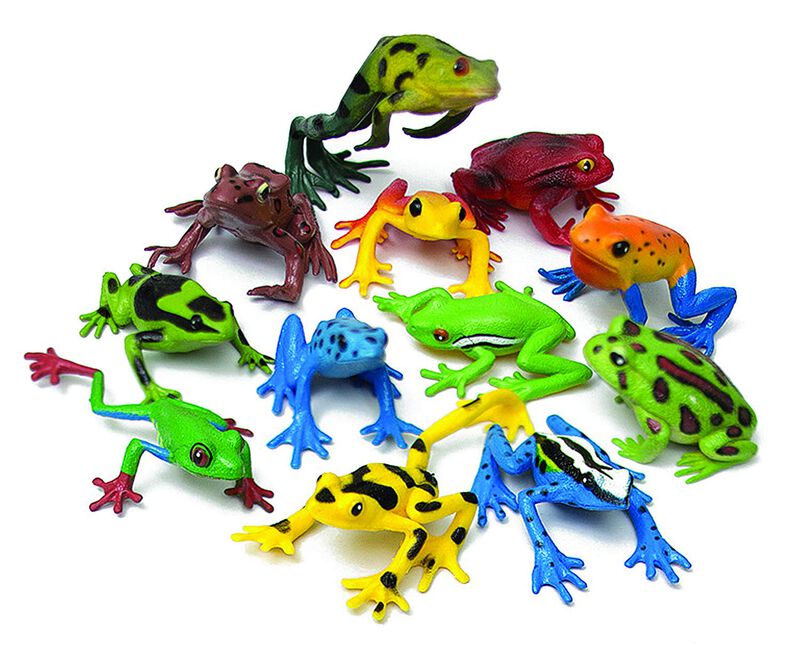 Tubo Natural Toy Wild Republic Frog Con 12 Figu... image number null