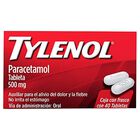 Paracetamol Tylenol 40 Tabletas 500 Mg