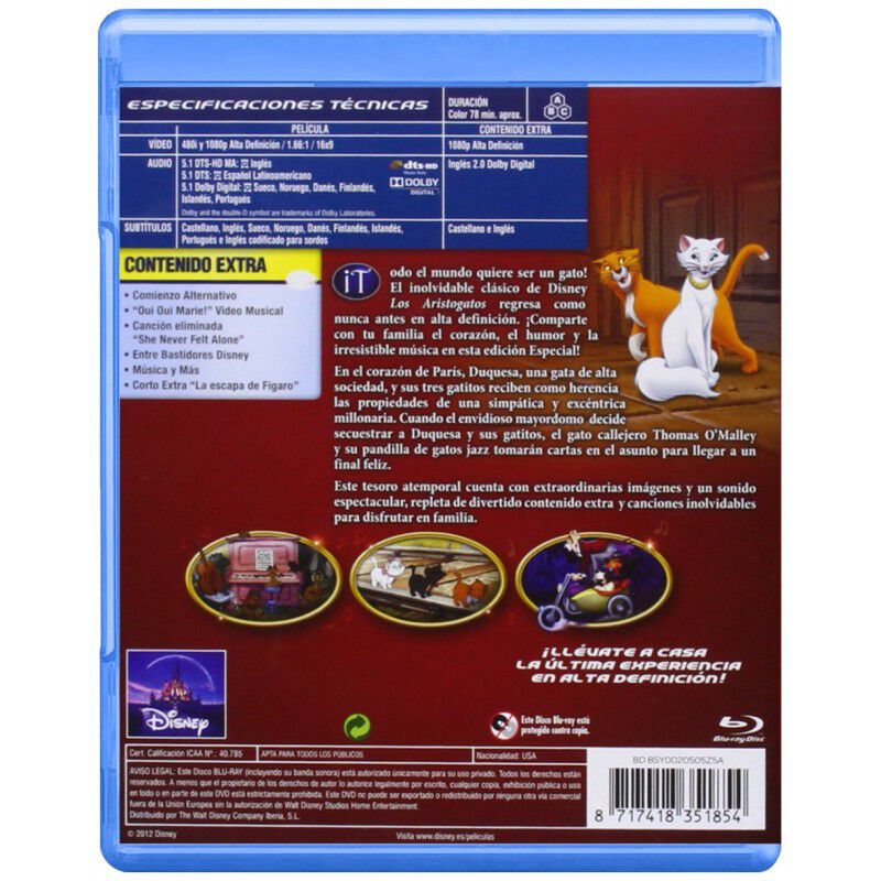 Los Aristogatos [blu-ray] image number null