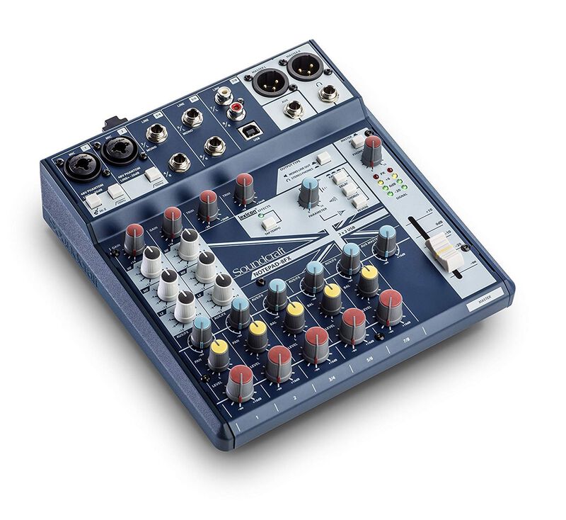 Mixer Soundcraft Notepad-8fx Interfaz De Audio ... image number null