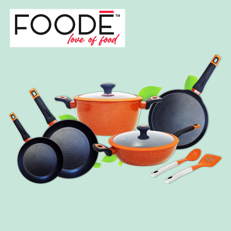 Batería de Cocina FOODE set 9 piezas color nara... image number null