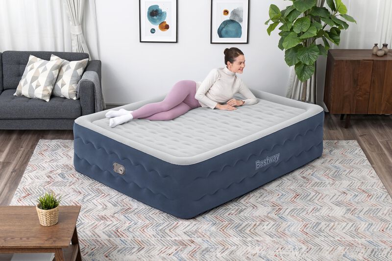 Colchon inflable 2.03m x 1.52m x 51cm Truleisur... image number null