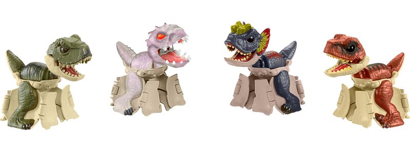 Jurassic World De Toy Mattel, Paquete De 4 Unid... image number null