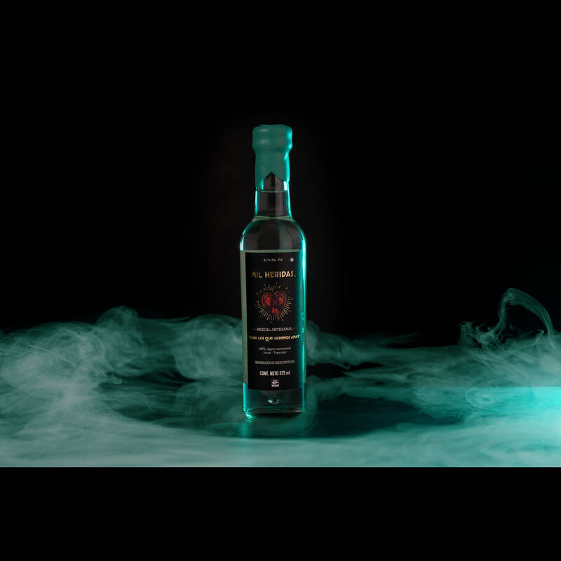 Mil Heridas Mezcal Tepeztate 375 ML image number null