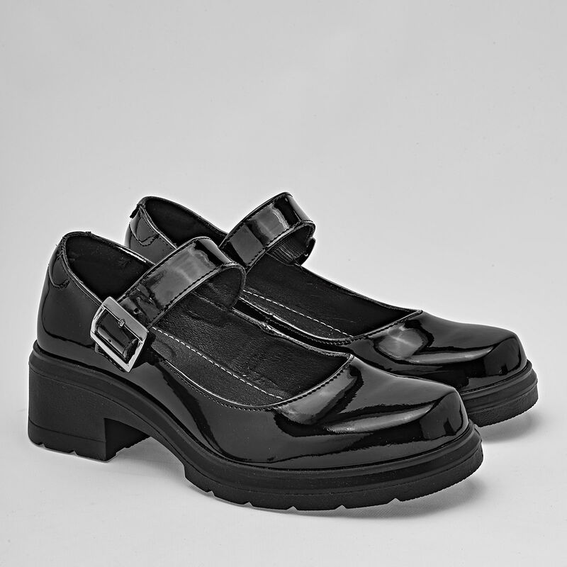 Green Love Zapatos para mujer negro charol image number null