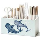 Caddy Skycozy Decoraci&oacute;n De Escritorio Con Tibur&oacute;n Ballena &ndash; 18 &times; 6,5 &times; 9 cm