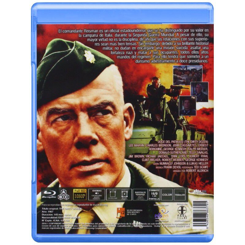 Doce Del Pat&iacute;bulo [blu-ray] (1967) The Dirty Do... image number null