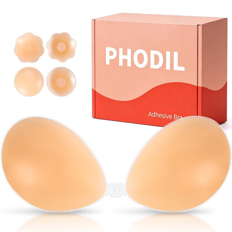 Sujetador Push Up Adhesivo Phodil Sin Tirantes ... image number null