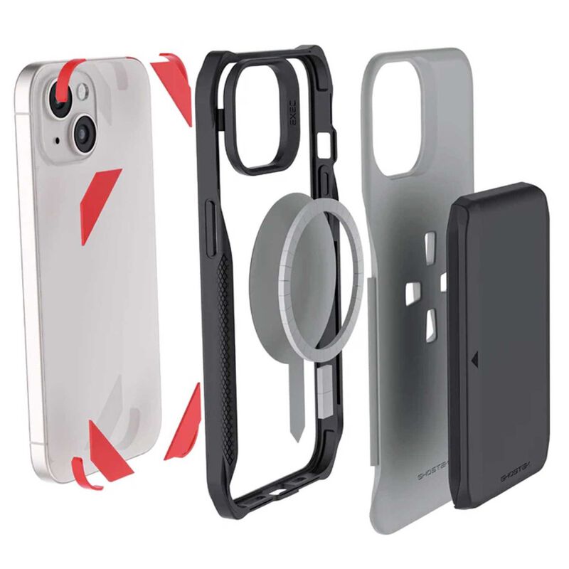 Funda Ghostek Exec Para Iphone 15 Plus Gris Con... image number null