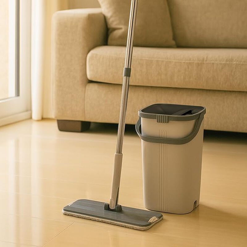 Trapeador con Exprimidor y Cubeta con Bote Sepa... image number null