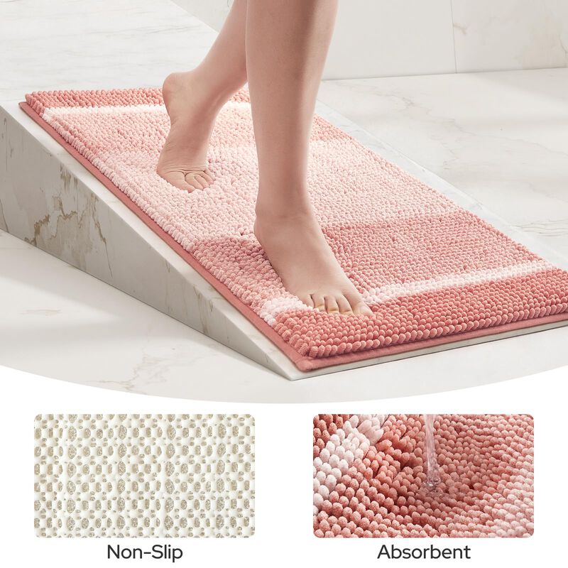Alfombra De Ba&ntilde;o Homeideas 51 cm x 81 cm + 43 c... image number null