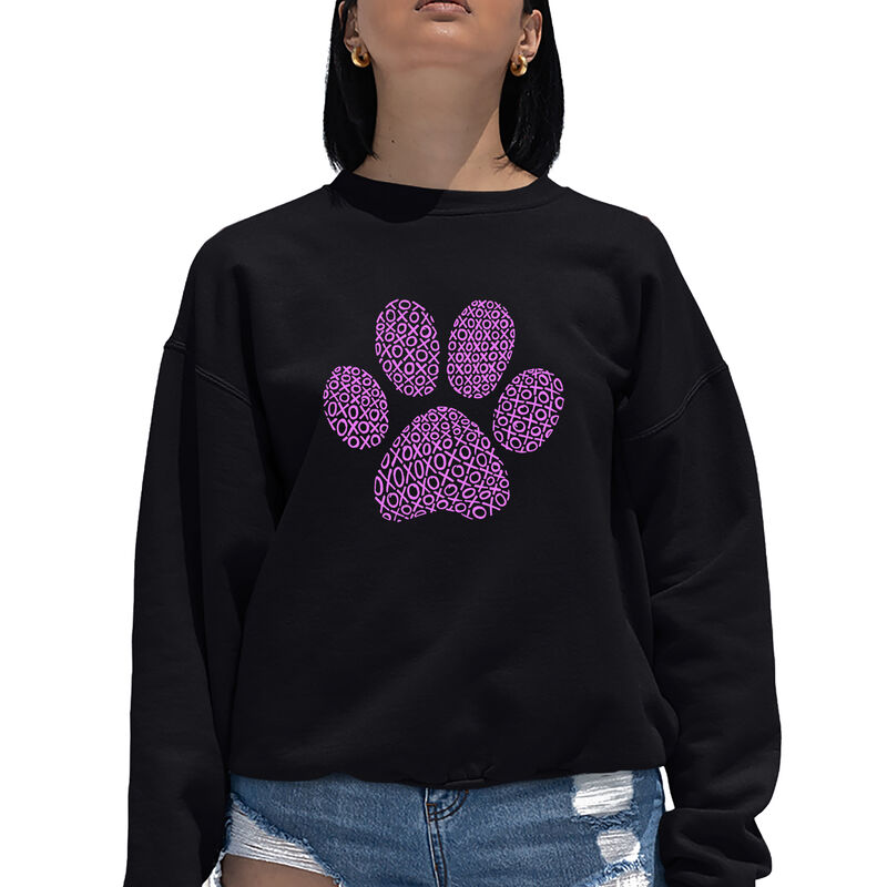 Sudadera De Cuello Redondo Word Art Para Mujer ... image number null