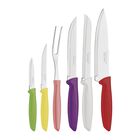 Juego De Cuchillos Tramontina 23498/916 Plenus 6 Piezas Colores Syp
