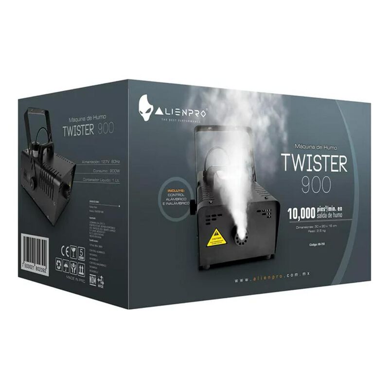 Máquina Cámara De Humo Alienpro Twister 900w 1 ... image number null