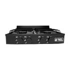 Parrilla De Gas Super Flama 4Q-N 4 Quemadores Acero Ci Negro