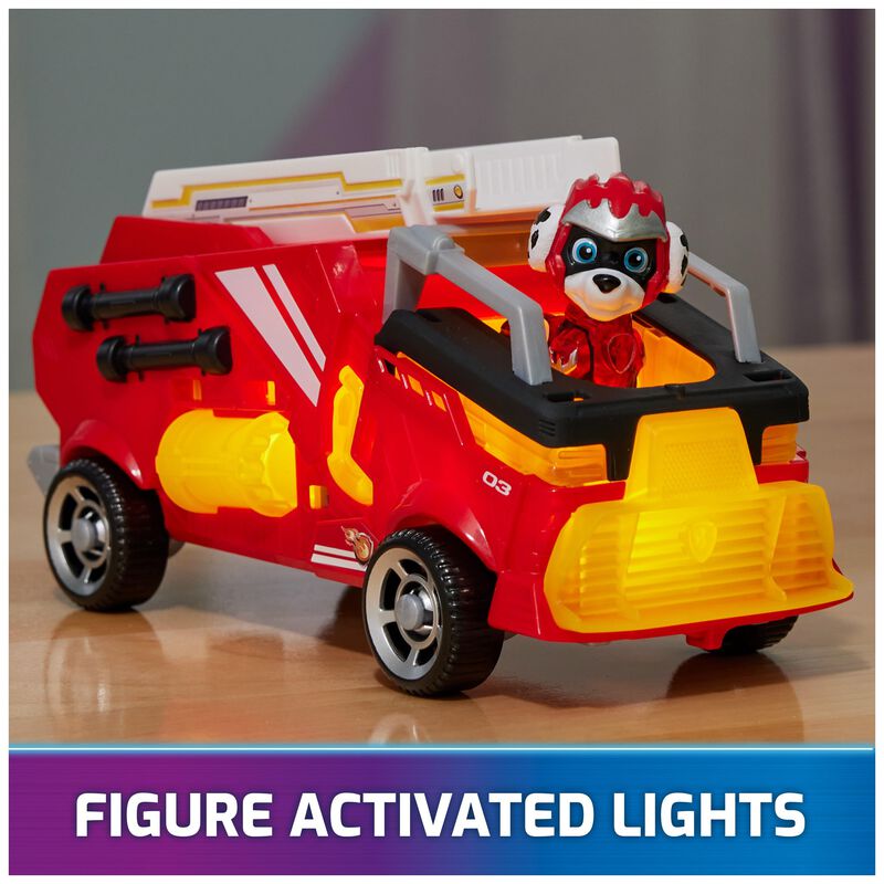 Firetruck Toy Paw Patrol The Mighty Movie Con M... image number null