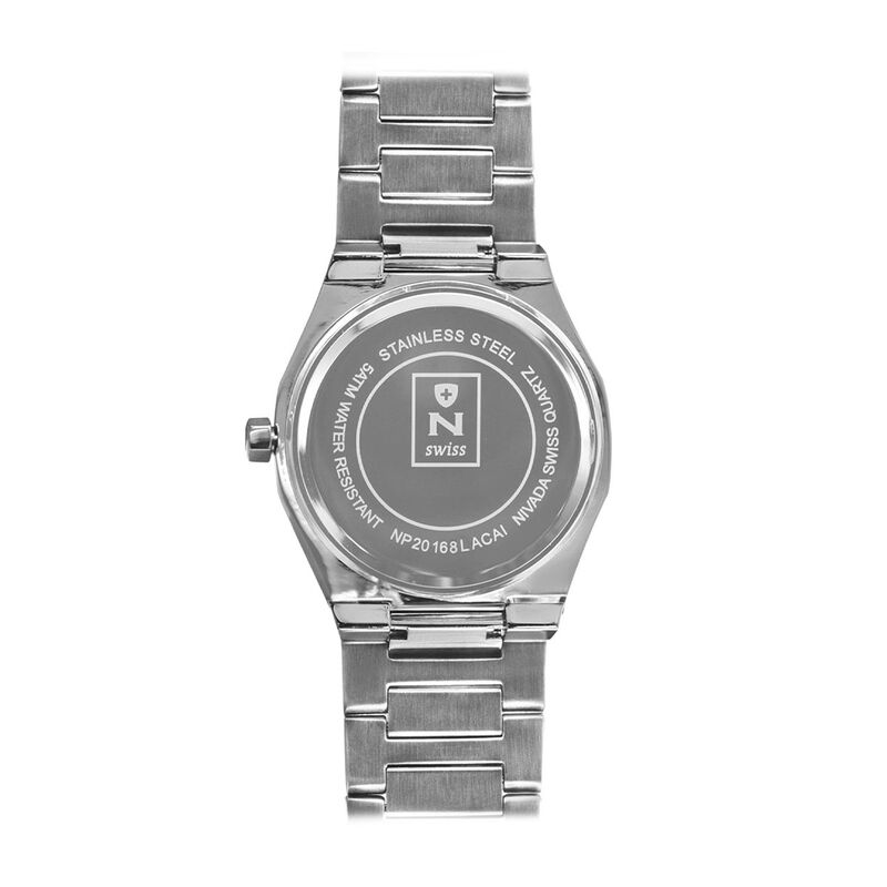 Reloj Nivada Executive Dama Acero Azul &Iacute;ndice image number null