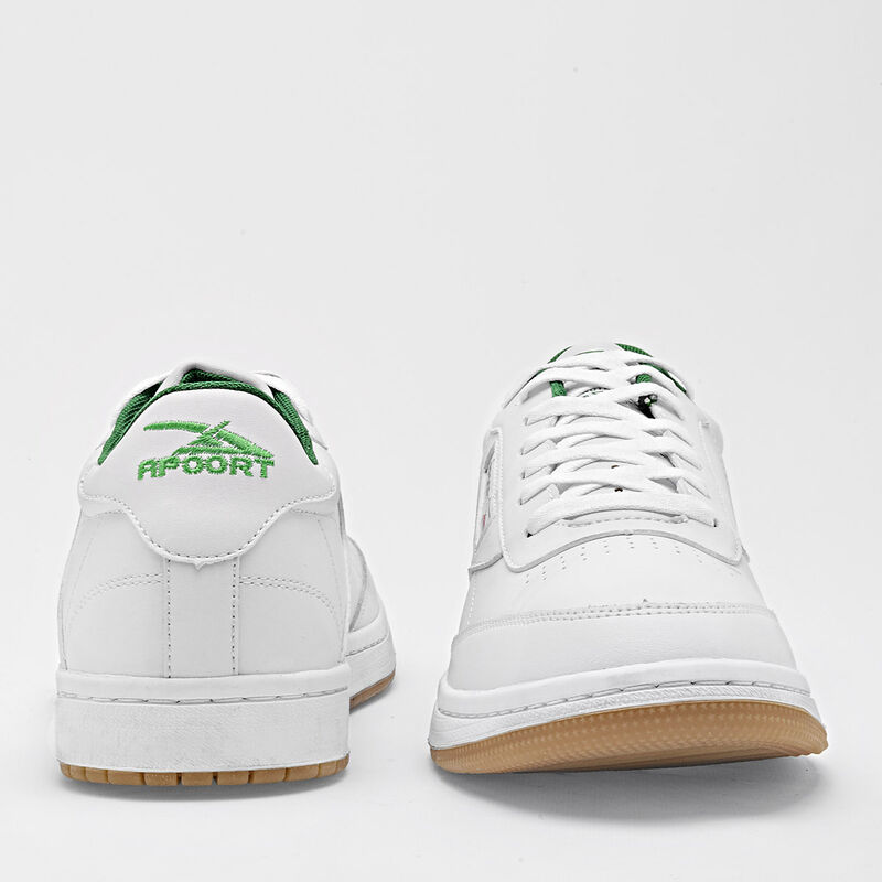 Apoort Tenis urbano para hombre blanco verde image number null
